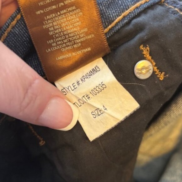 KUT Catherine Low Rise Boyfriend Distressed Jeans - size 4 - Picture 6 of 7